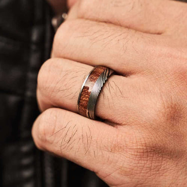 Timberland - The Ring Shop - Ring - Damascus, male, Ring, royal